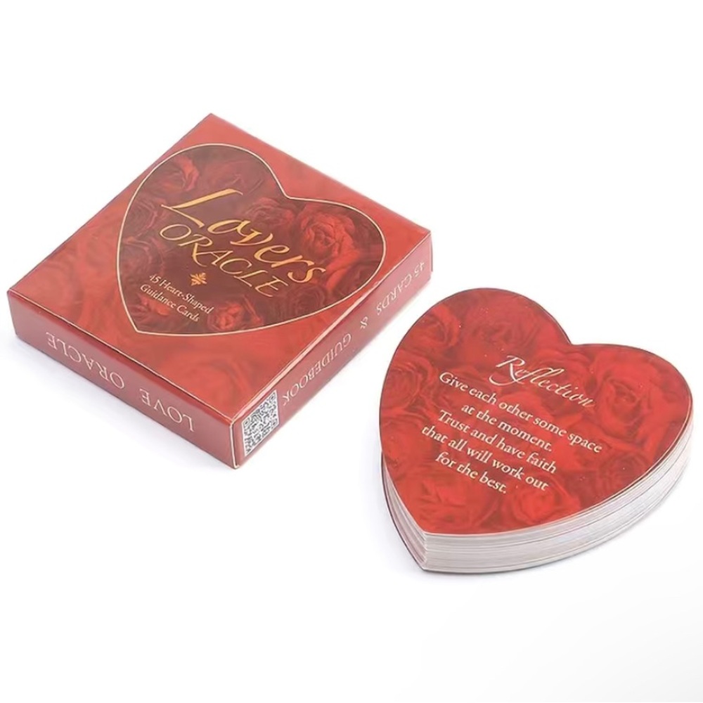 Lovers Oracle 45 Heart Shaped Tarot Oracle Cards